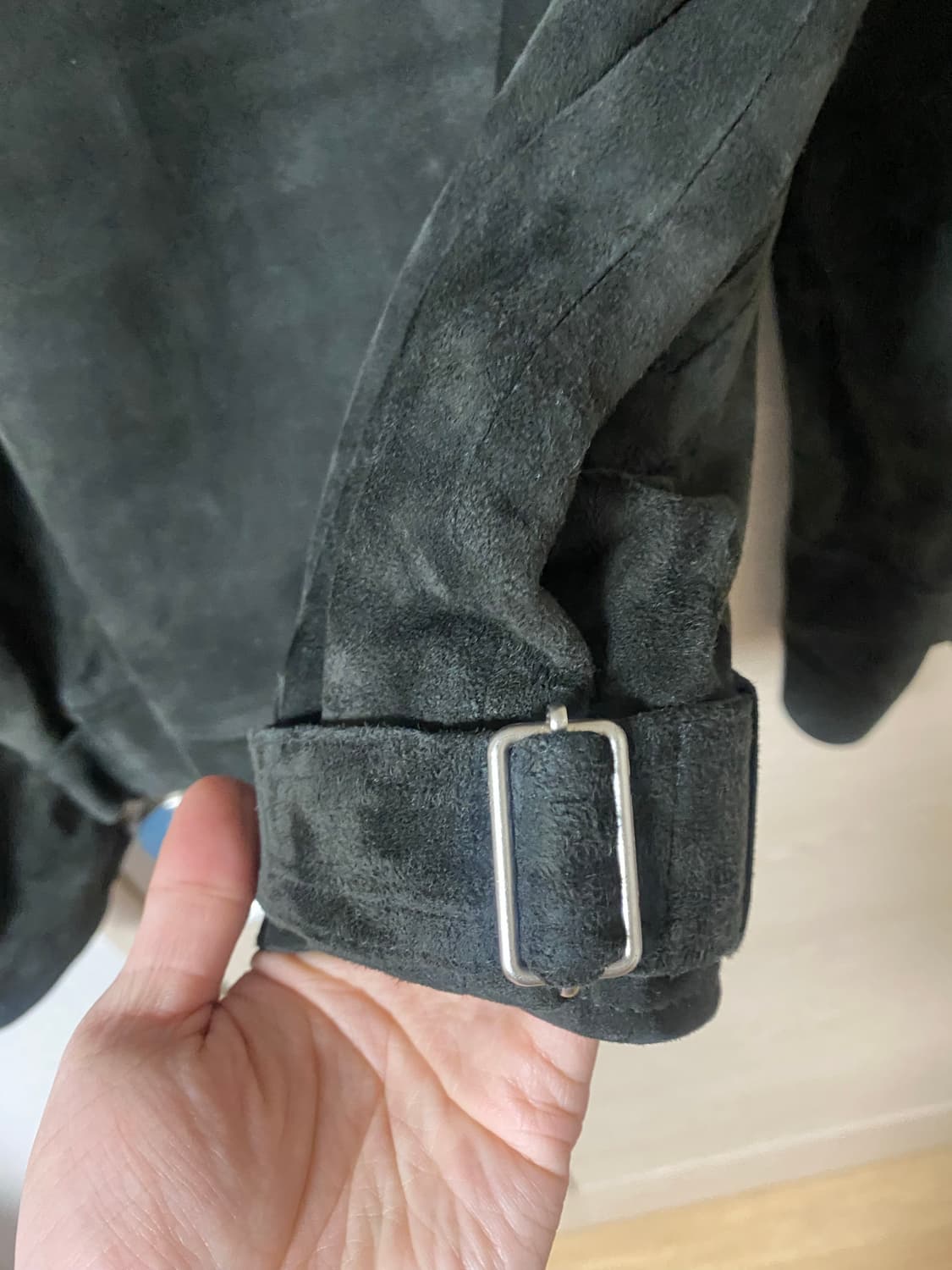 [3] 폴리테루 스웨이드 자켓 딥 차콜 상품이미지10