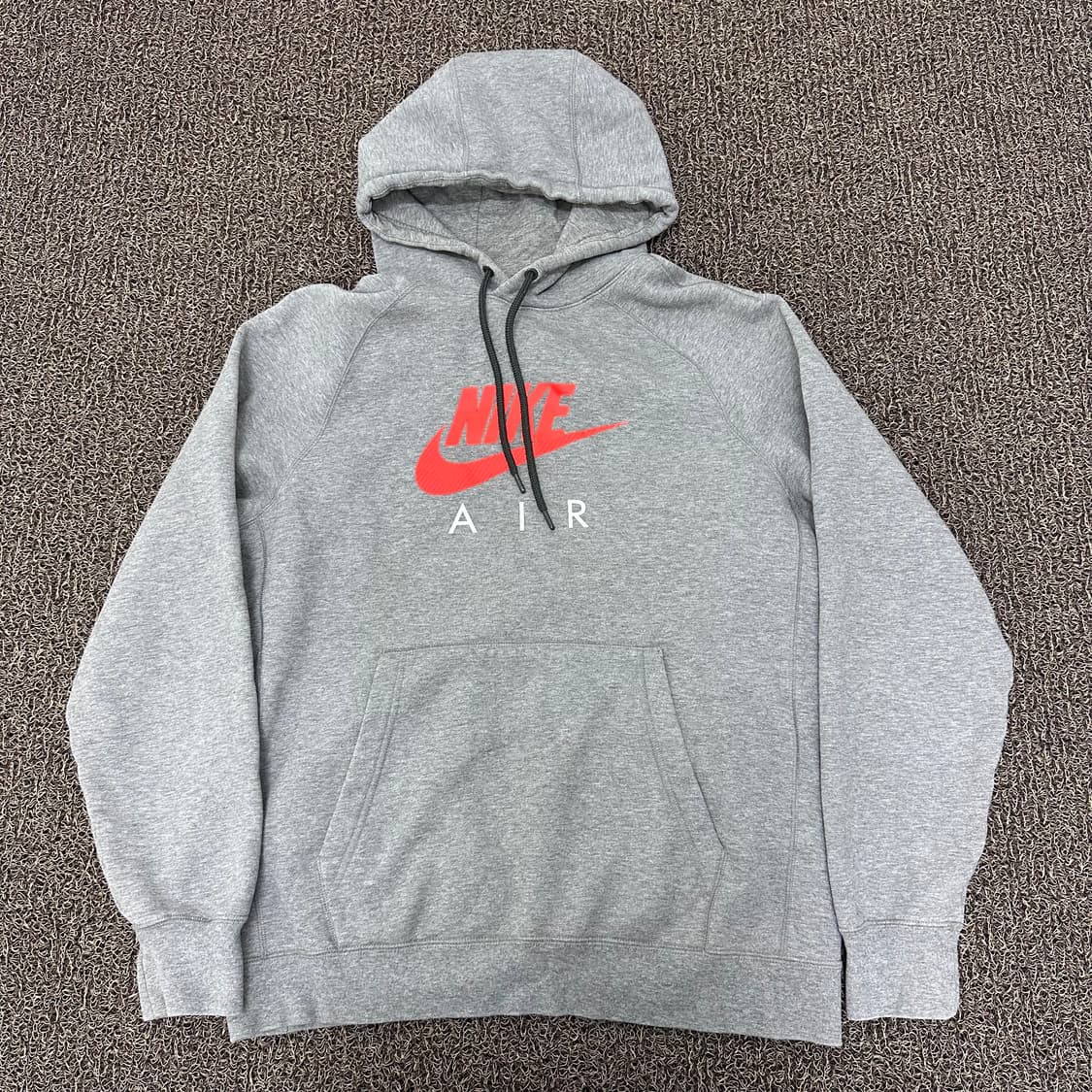 NIKE 나이키 기모 후드티셔츠 그레이 L 상품이미지1