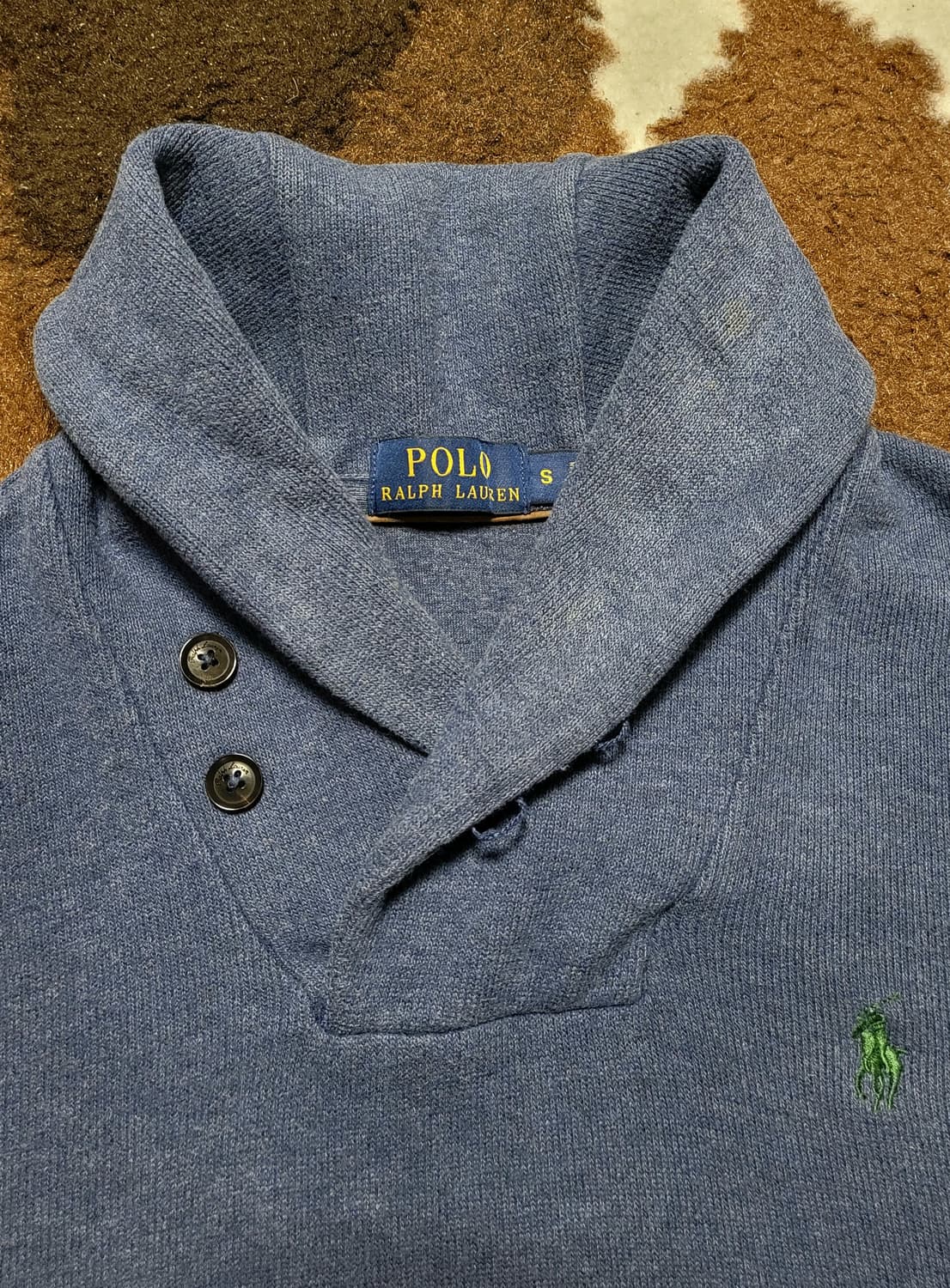 폴로 랄프로렌 남녀공용 숄칼라 면 스웻셔츠(S) 상품이미지4