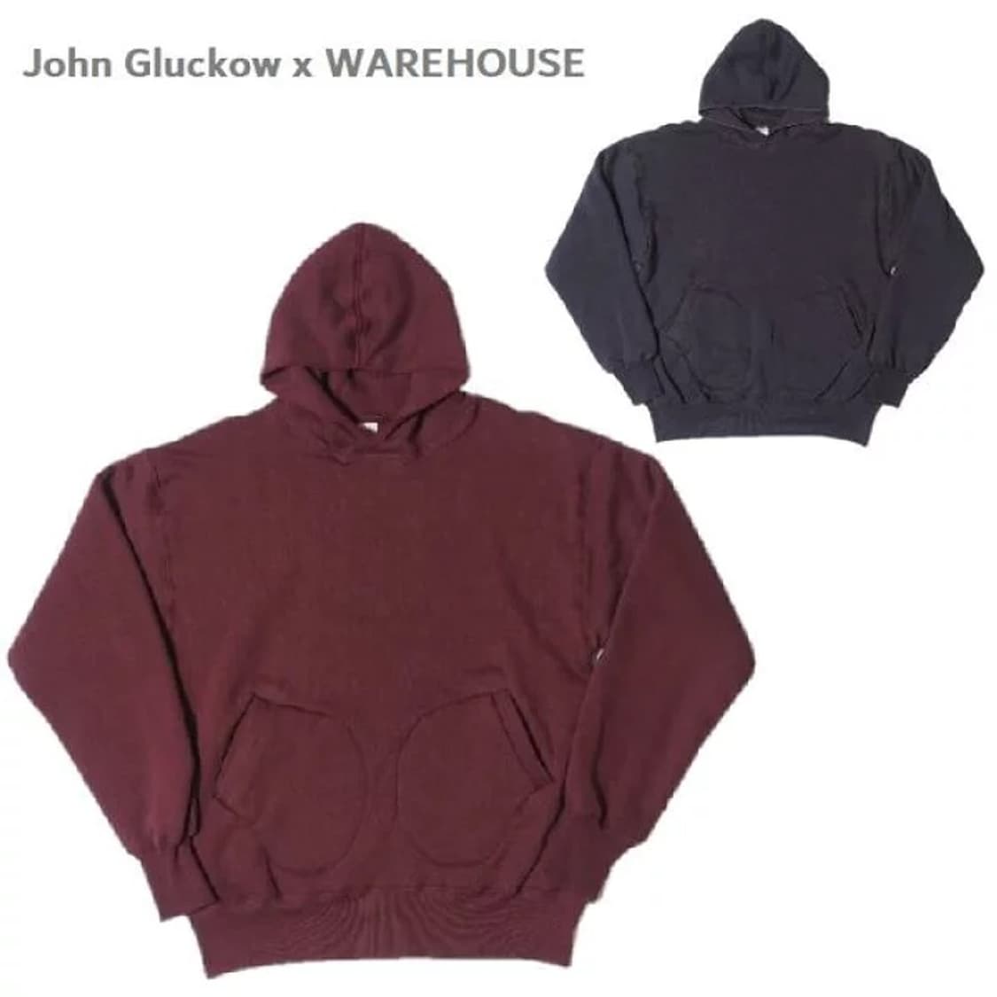 웨어하우스 John Gluckow 더블페이스 후디 상품이미지6