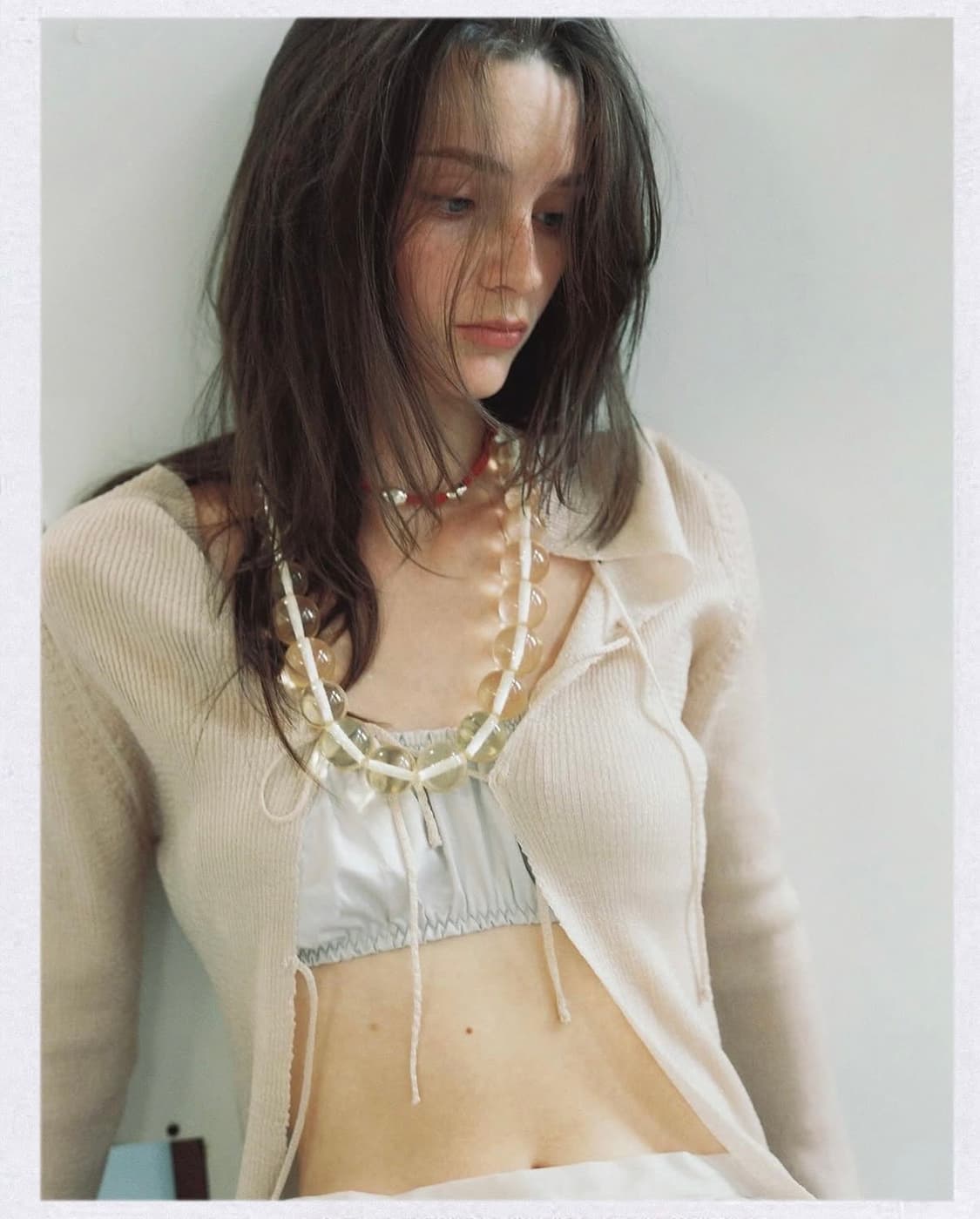 리본빛 가디건 상품이미지5