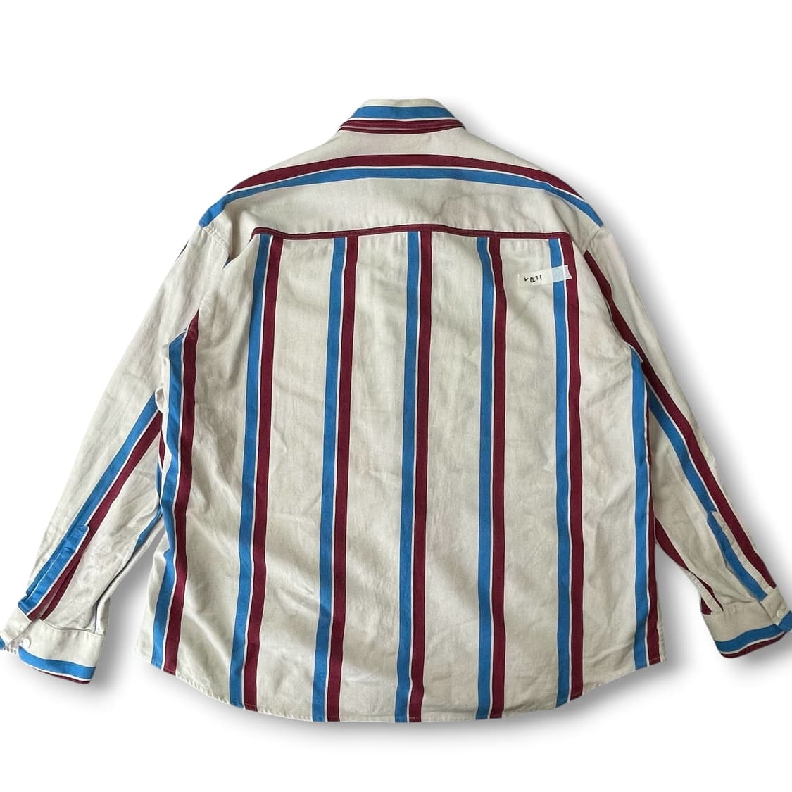 스프라이트 배색 포켓 코튼 셔츠 L 상품이미지2