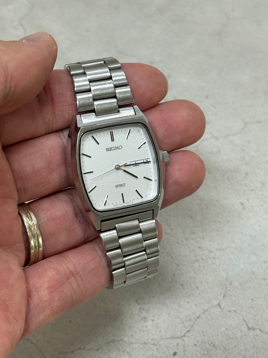 90s 빈티지 세이코 SPIRIT 쿼츠 상품이미지9