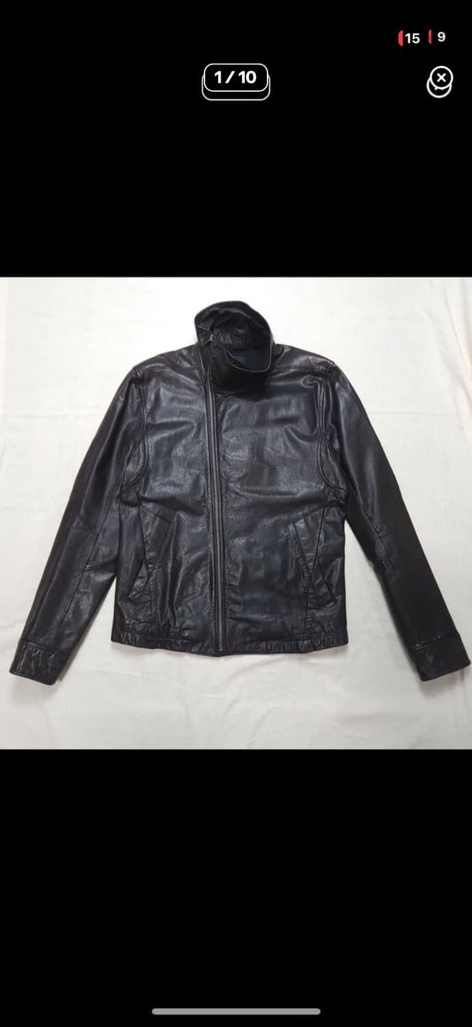 코데즈컴바인 하이넥 레더자켓 상품이미지1