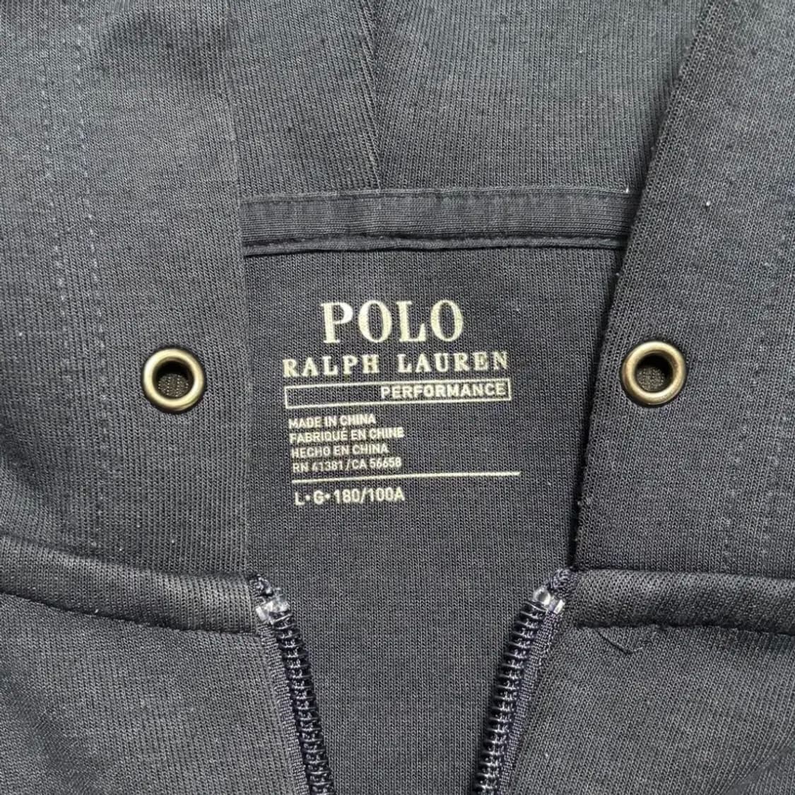 폴로랄프로렌 화이트 포니 네이비 후드 집업 상품이미지4