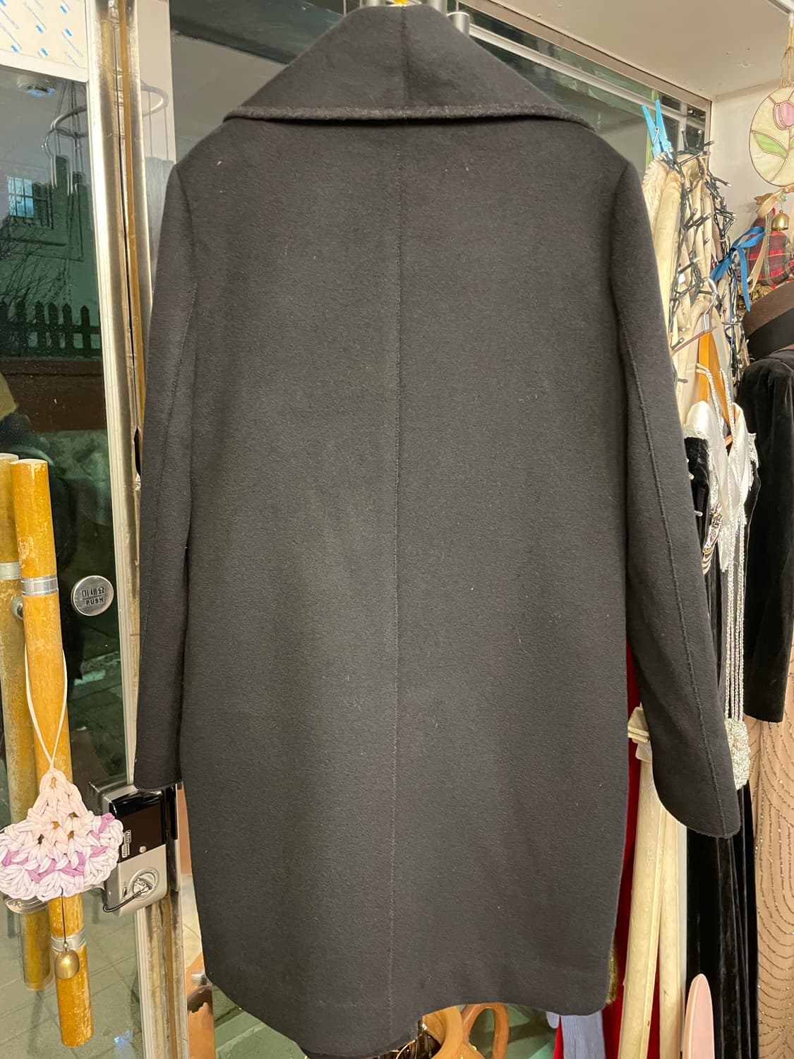 랑방 캐시미어 반코트 상품이미지3