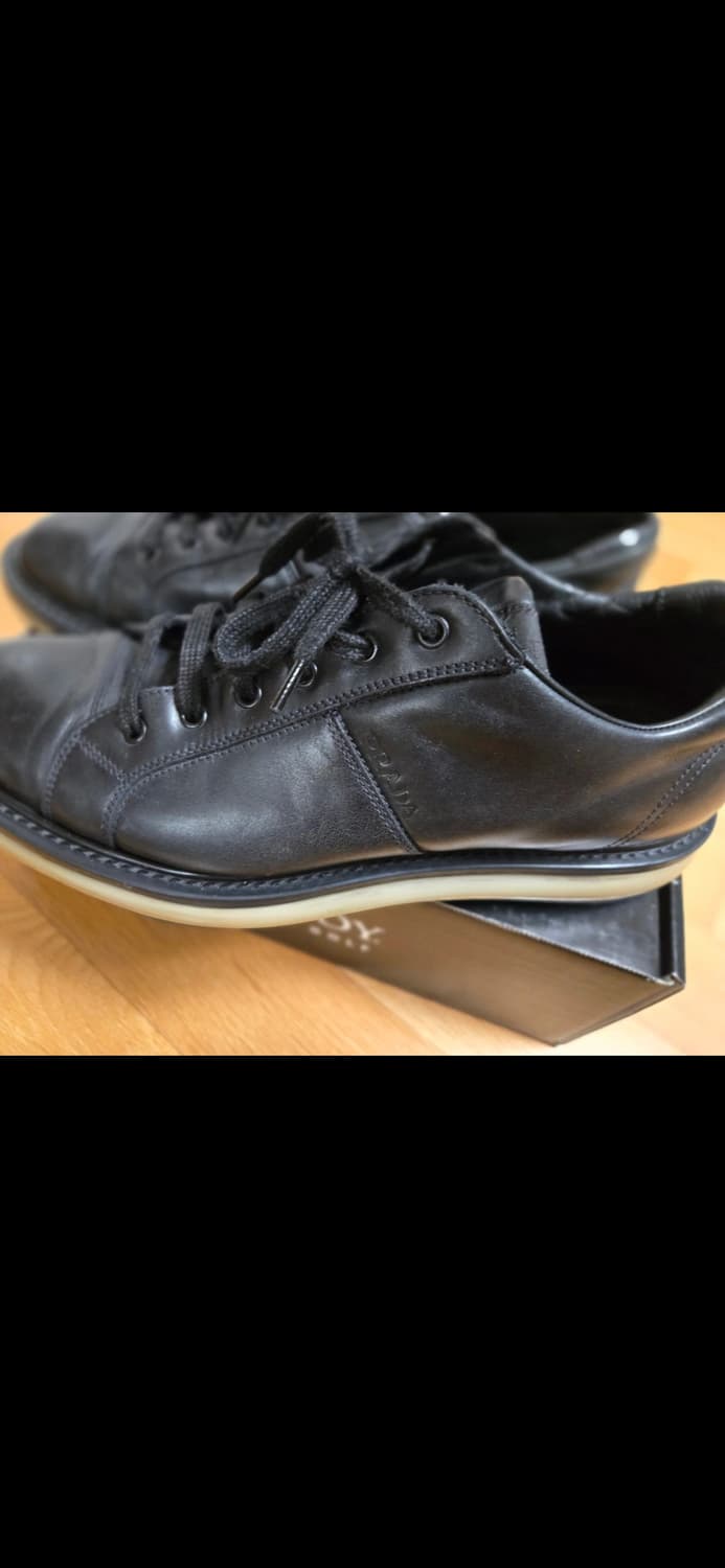 [Prada] 프라다 남성 가죽 스니커즈 상품이미지2