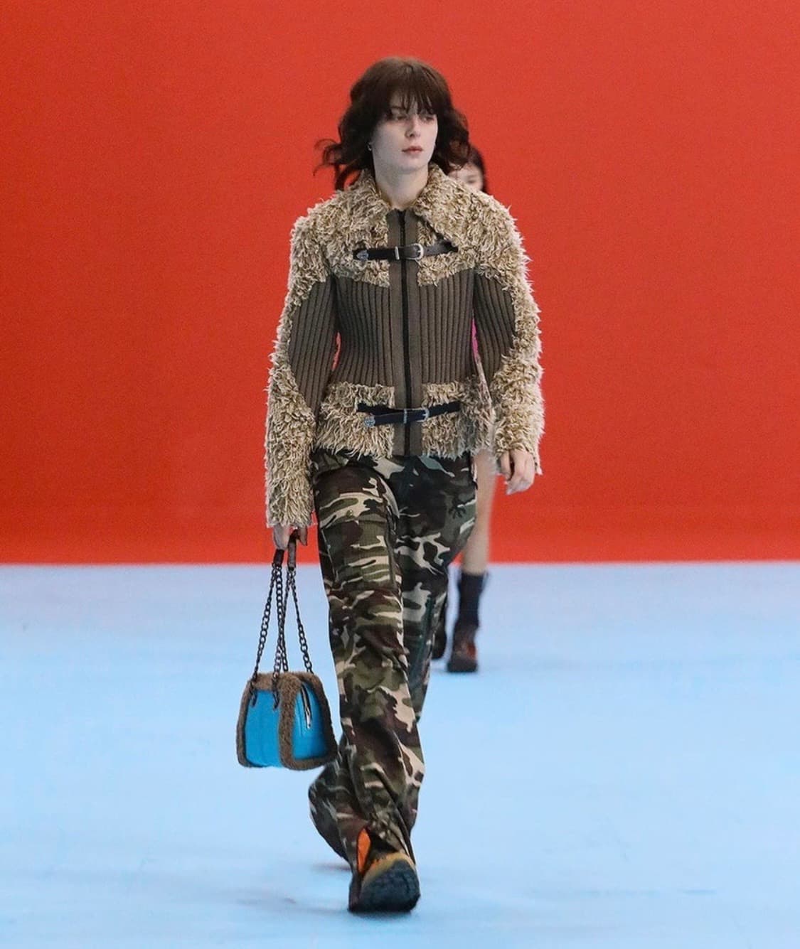 앤더슨벨 포 우먼 헤어리 올가 니트 자켓 상품이미지1