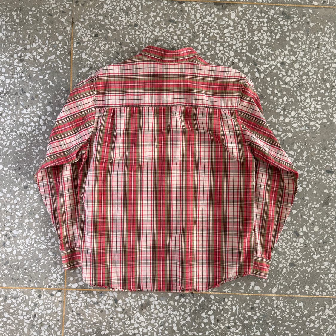 00s 올드 스투시 체크 셔츠 상품이미지2