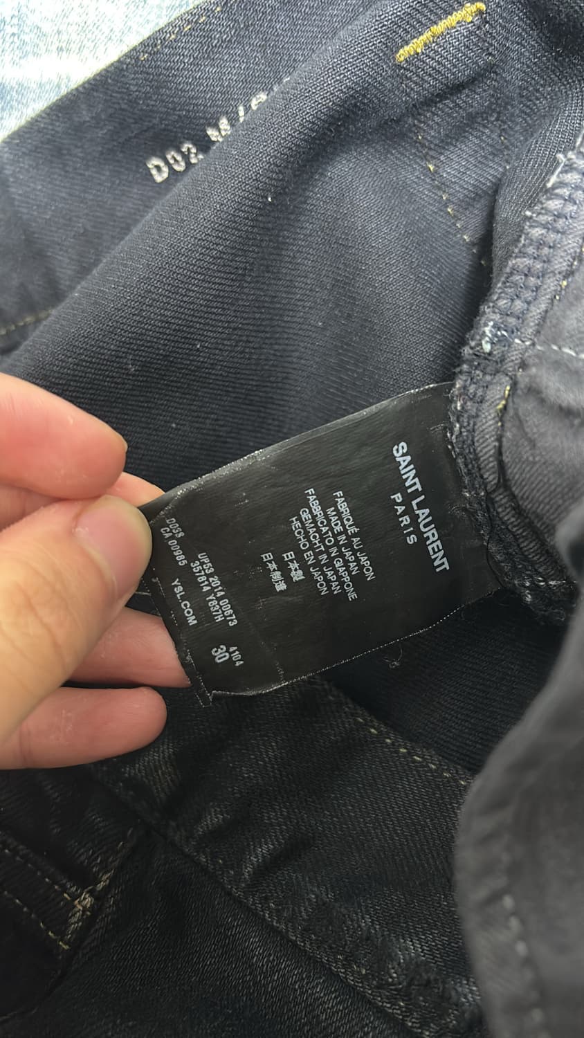 생로랑 14시즌 에디슬리먼 오일워싱 디스진 상품이미지5