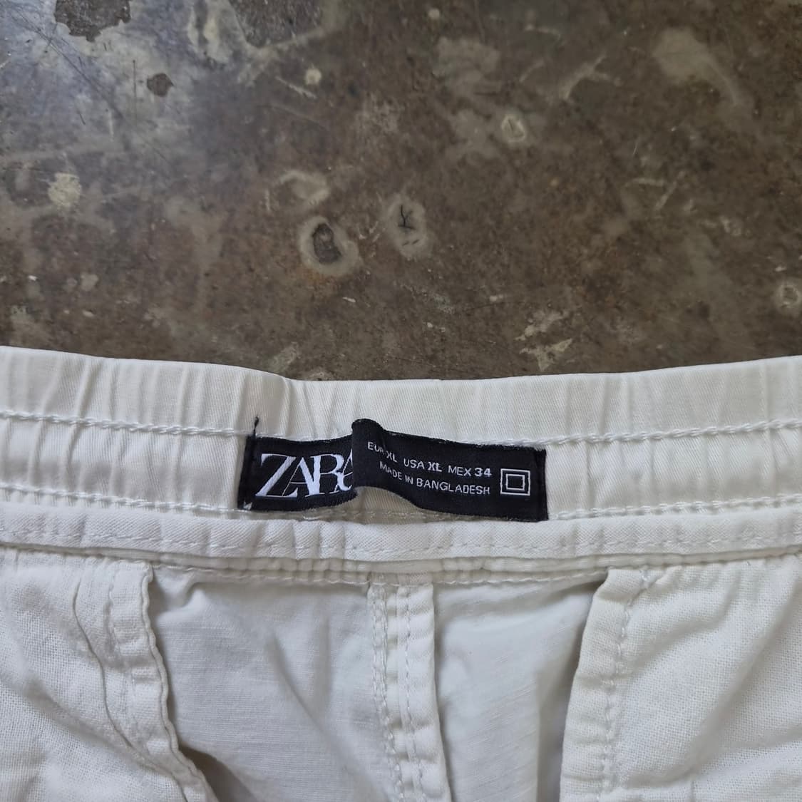 XL) ZARA 남성 스트링 반바지 숏츠 상품이미지3