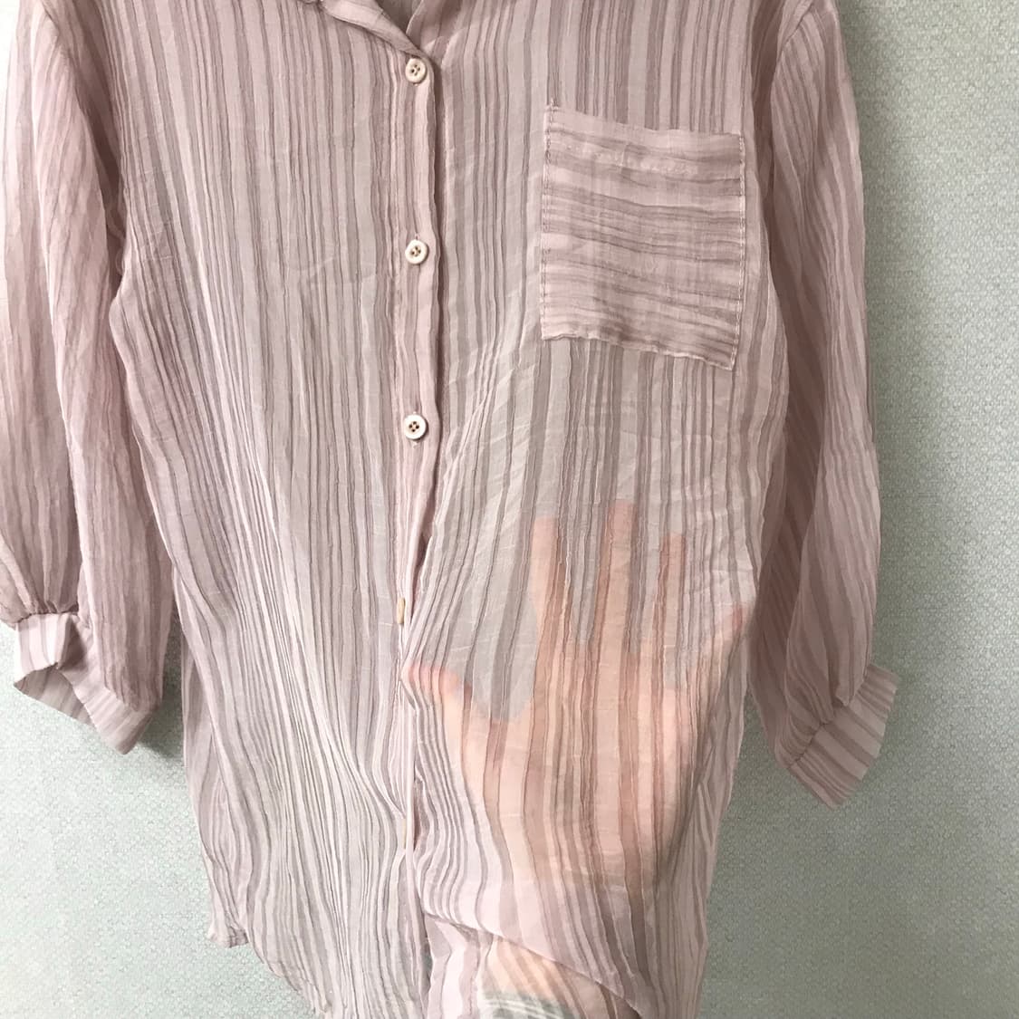 핑크 스트라이프 블라우스 상품이미지8