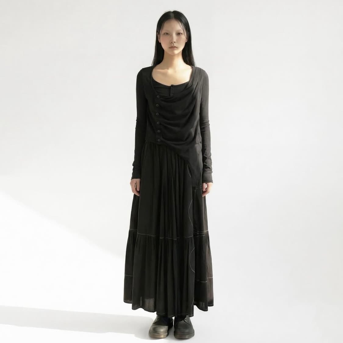 homagecircle, draped cardigan 상품이미지5