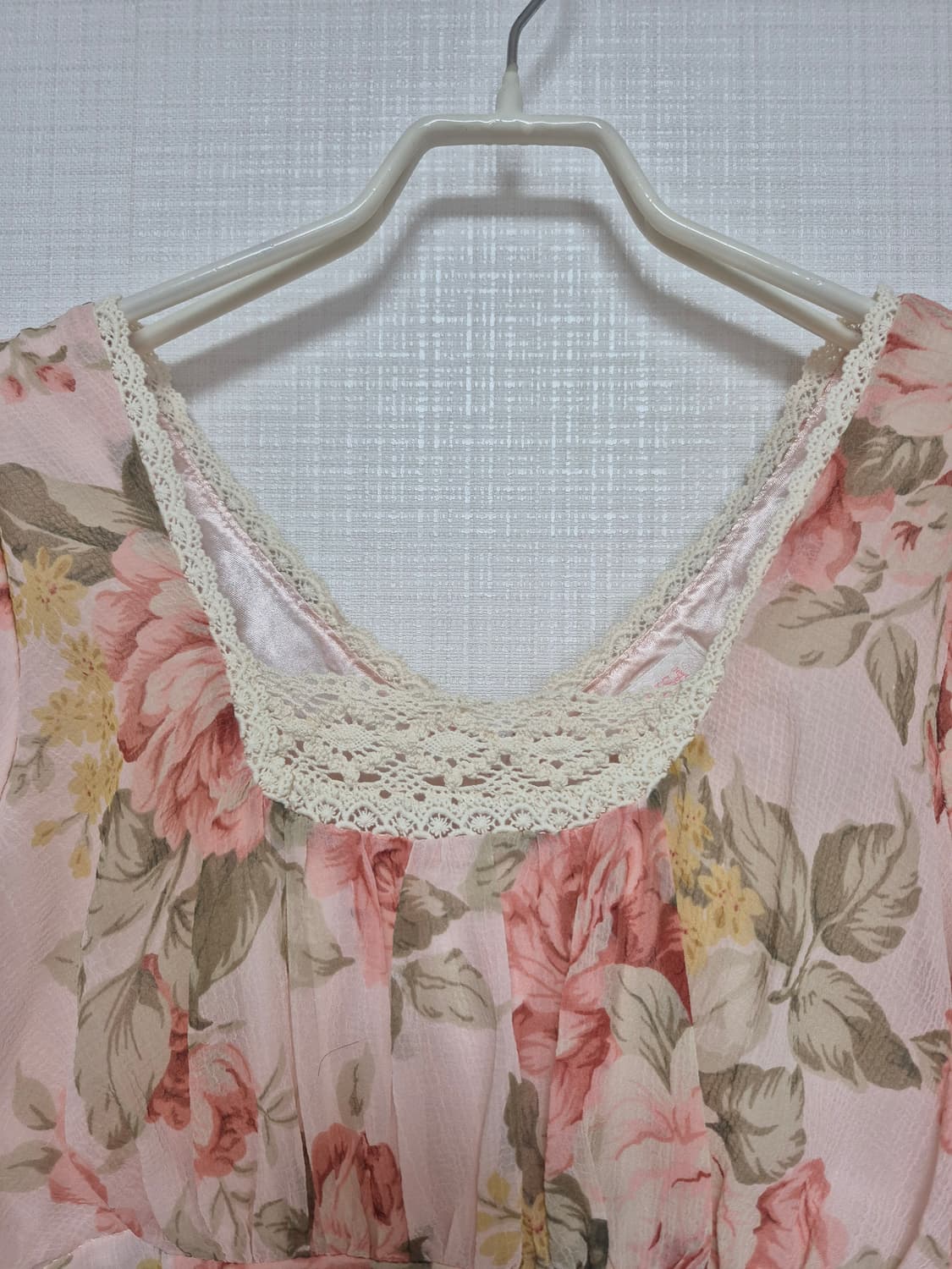 리즈리사 수선품 초고전템 히메갸루 앤틱플라워 핑크 블라우스 상품이미지3