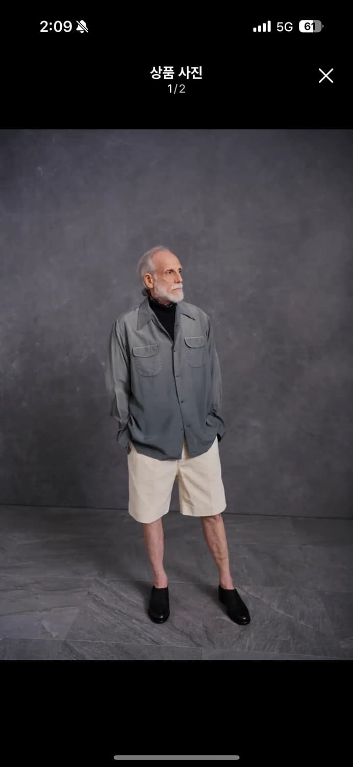 Oldjoe brand SWALLOW COLLAR NASSOU SHIRT 상품이미지1
