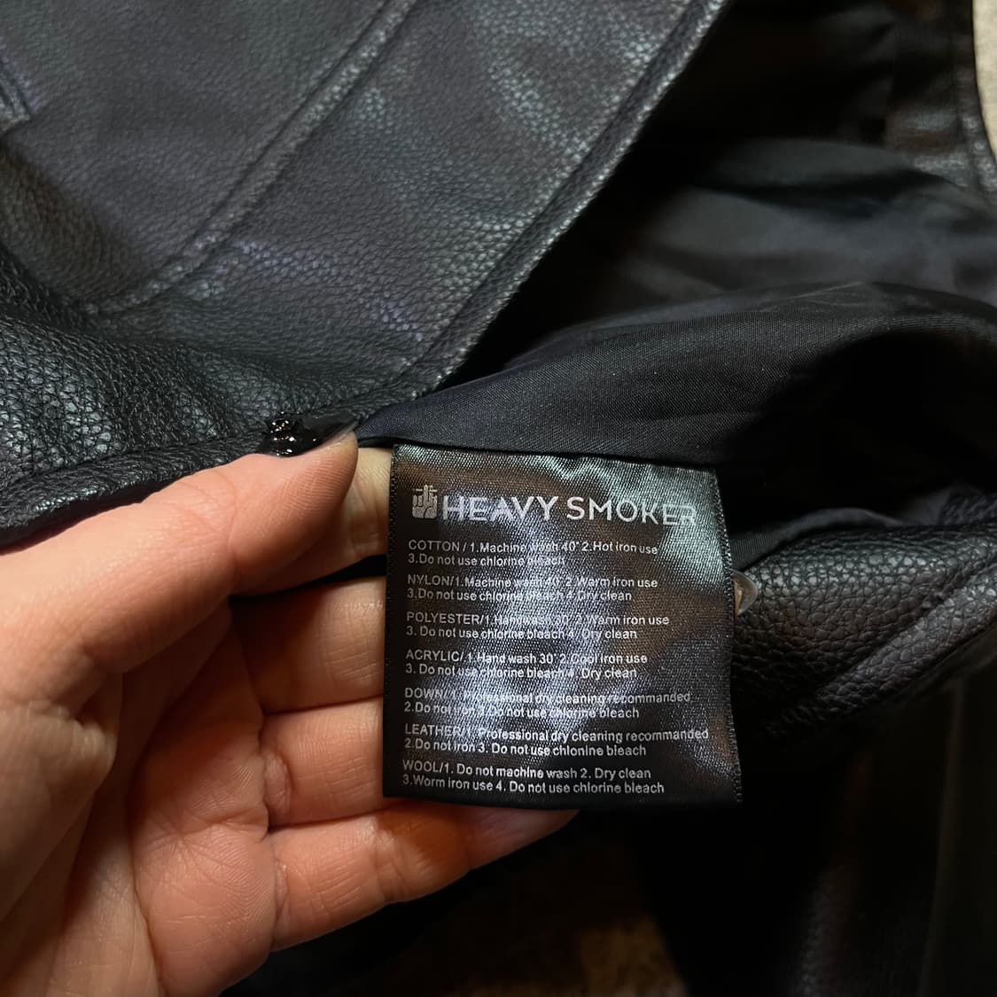 Heavy Smoker 리얼 가죽 레더 자켓 상품이미지4