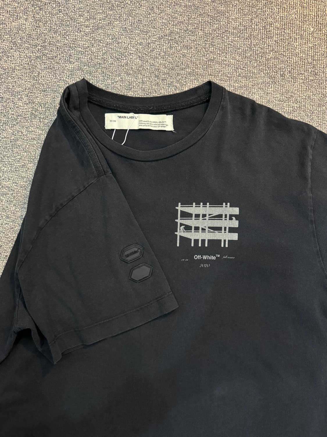 오프화이트 인더스트리얼 반팔 상품이미지7