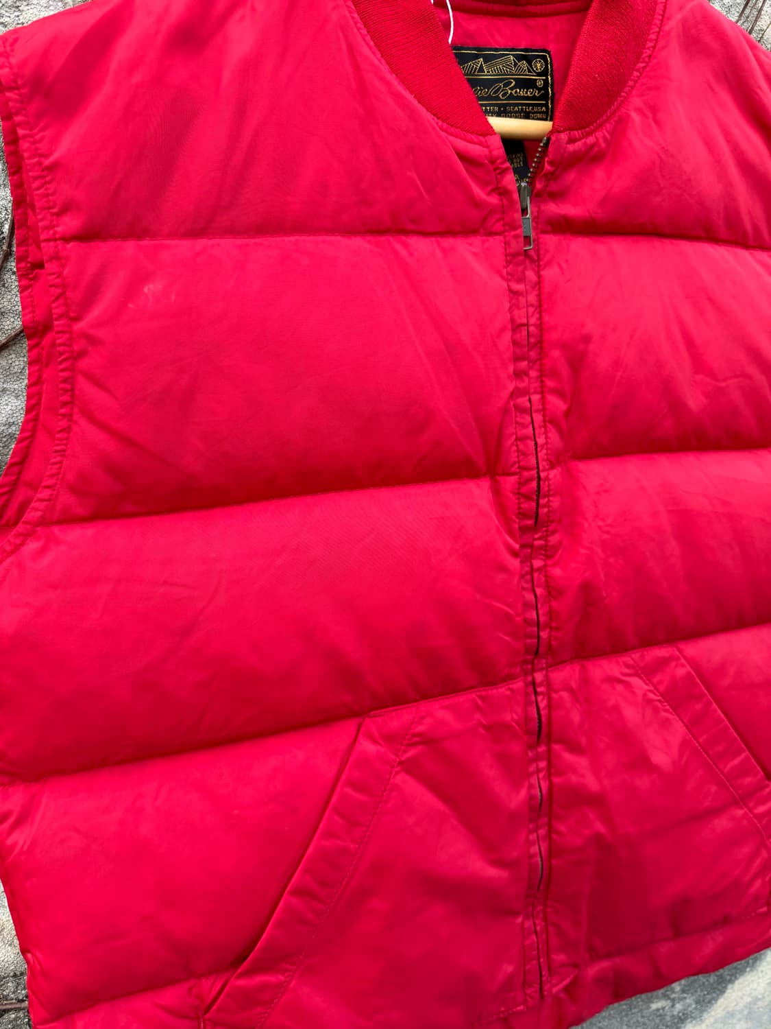 90s 에디바우어 구스 다운 패딩 베스트 조끼 m 상품이미지4