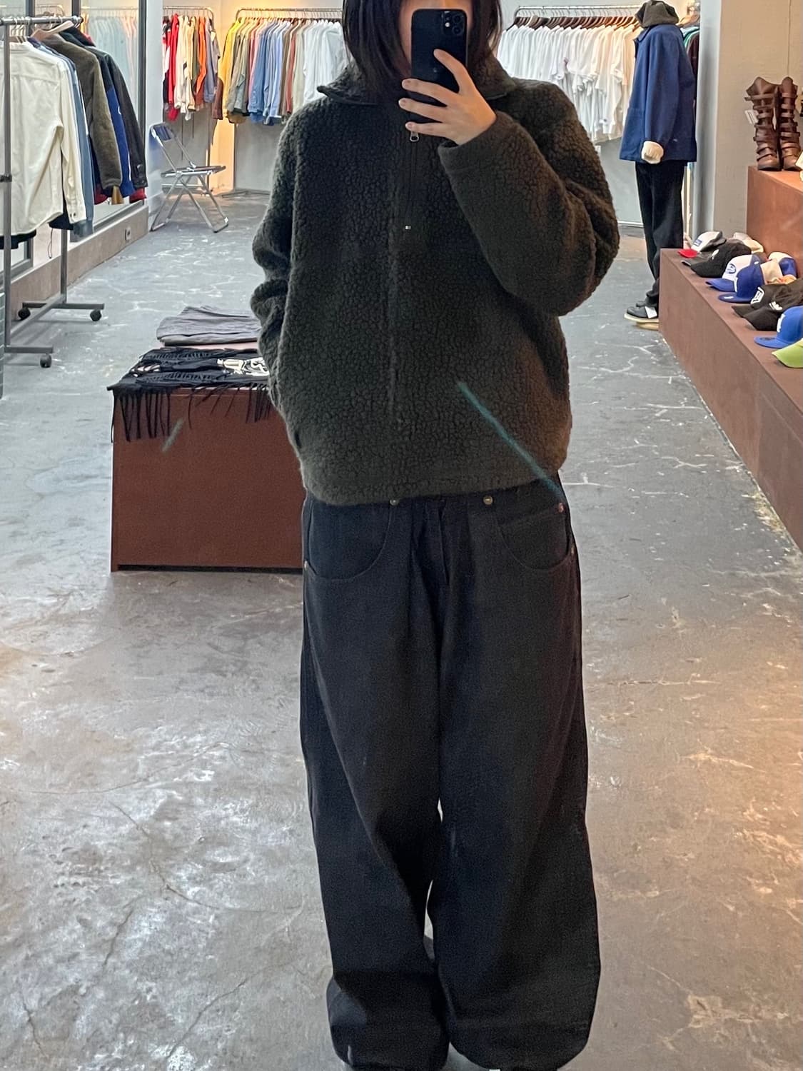 노스페이스 락 솔리드 하프집업 플리스 쟈켓 H1204 상품이미지1