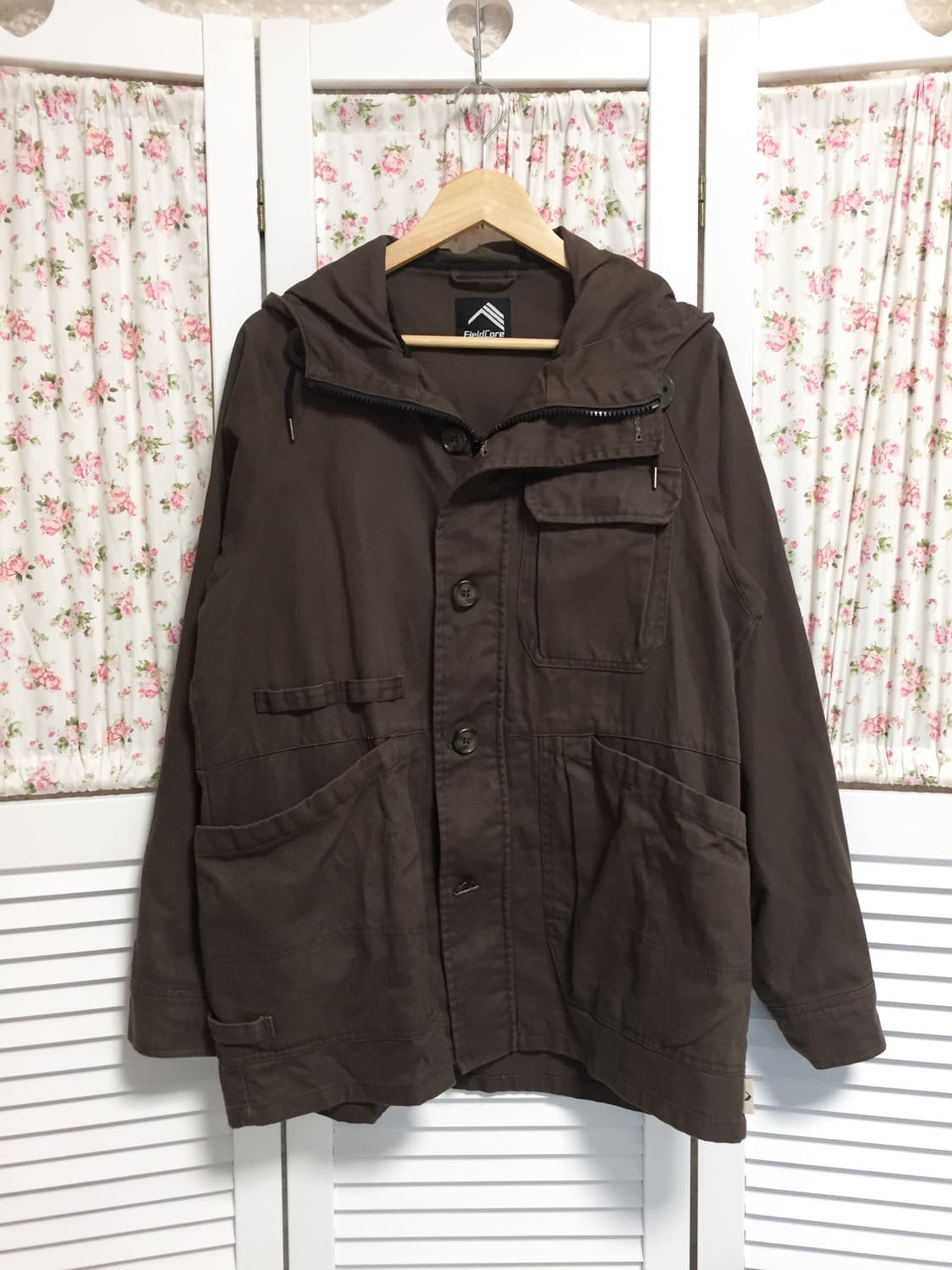 빈티지 다크초코 야상 자켓  상품이미지1