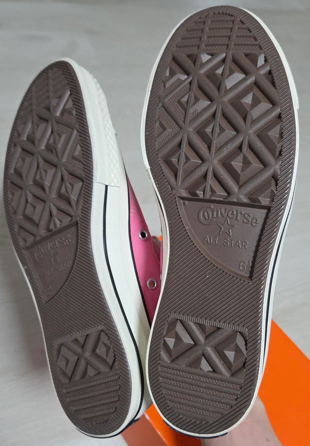 컨버스 척70 하이 빈티지 캔버스 핑크 상품이미지7