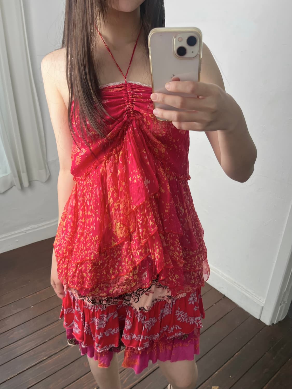 블루마린 홀터넥 톱 상품이미지1