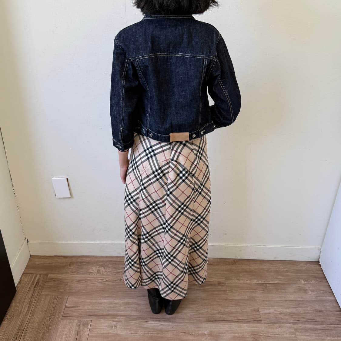 버버리 노바체크 데님 자켓 상품이미지3