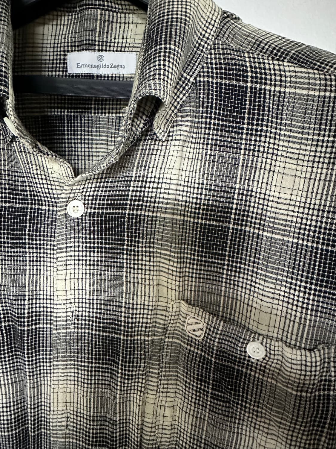 에르메네질도 제냐 체크 셔츠 남방 상품이미지4