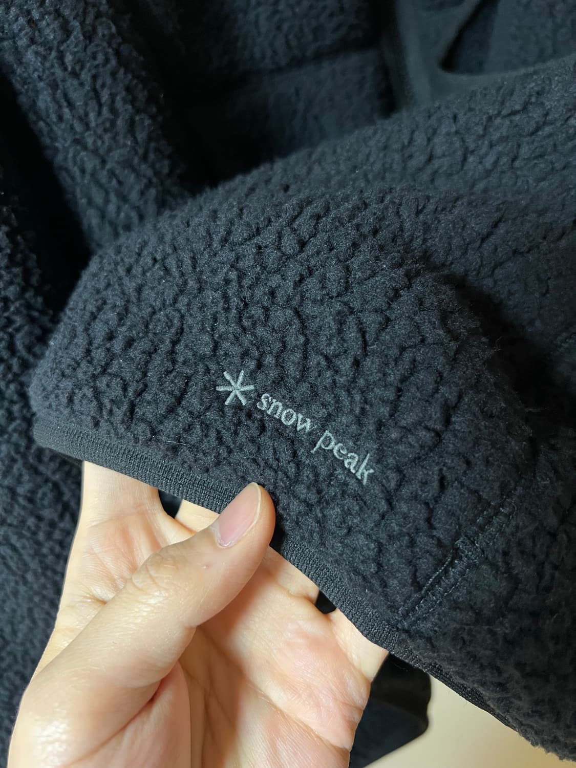 스노우피크 제팬 보아 플리스 자켓 블랙 L 상품이미지2