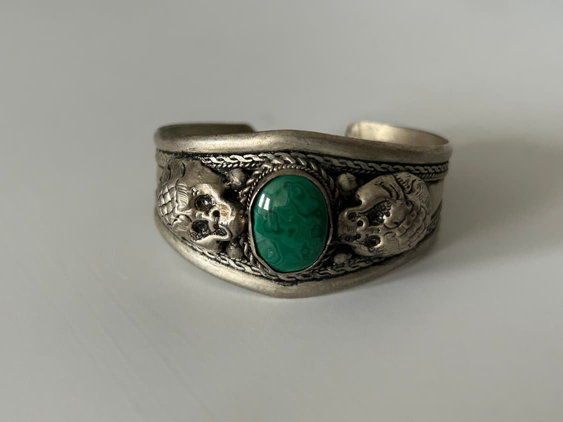 인도 빈티지 말라카이트 뱅글 상품이미지1