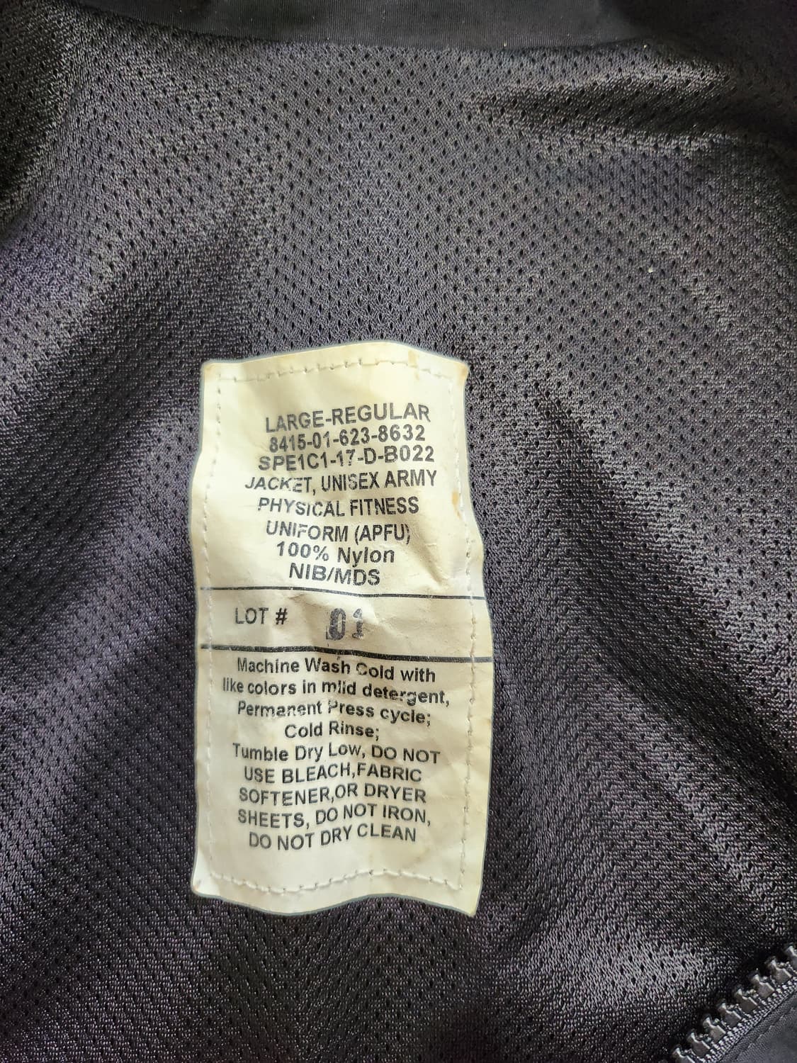 미군IPFU PT자켓(L/R 상품이미지9