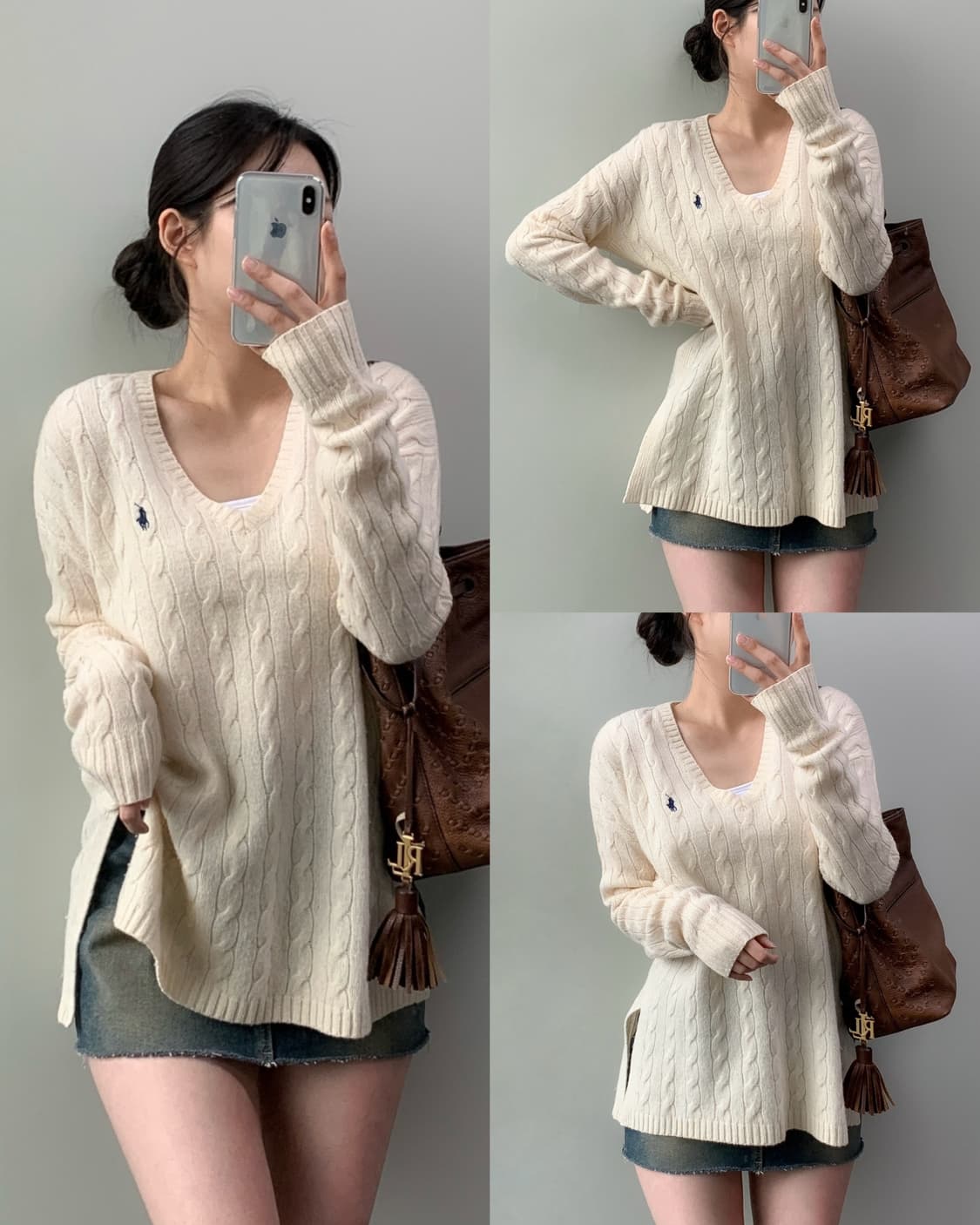 폴로 울 캐시미어 니트  상품이미지1