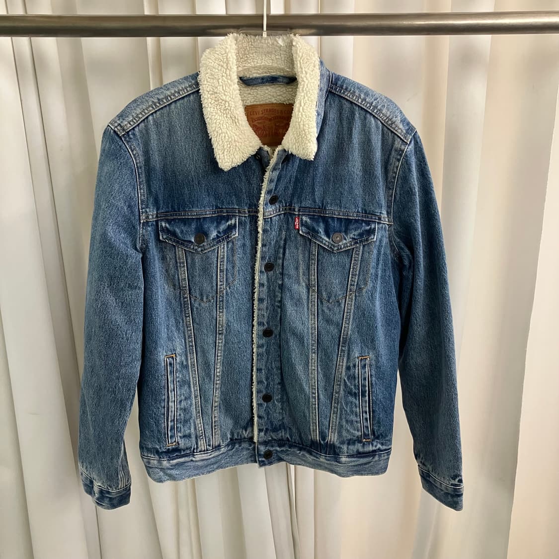 리바이스 쉐르파 데님 트러커 자켓 M 상품이미지1