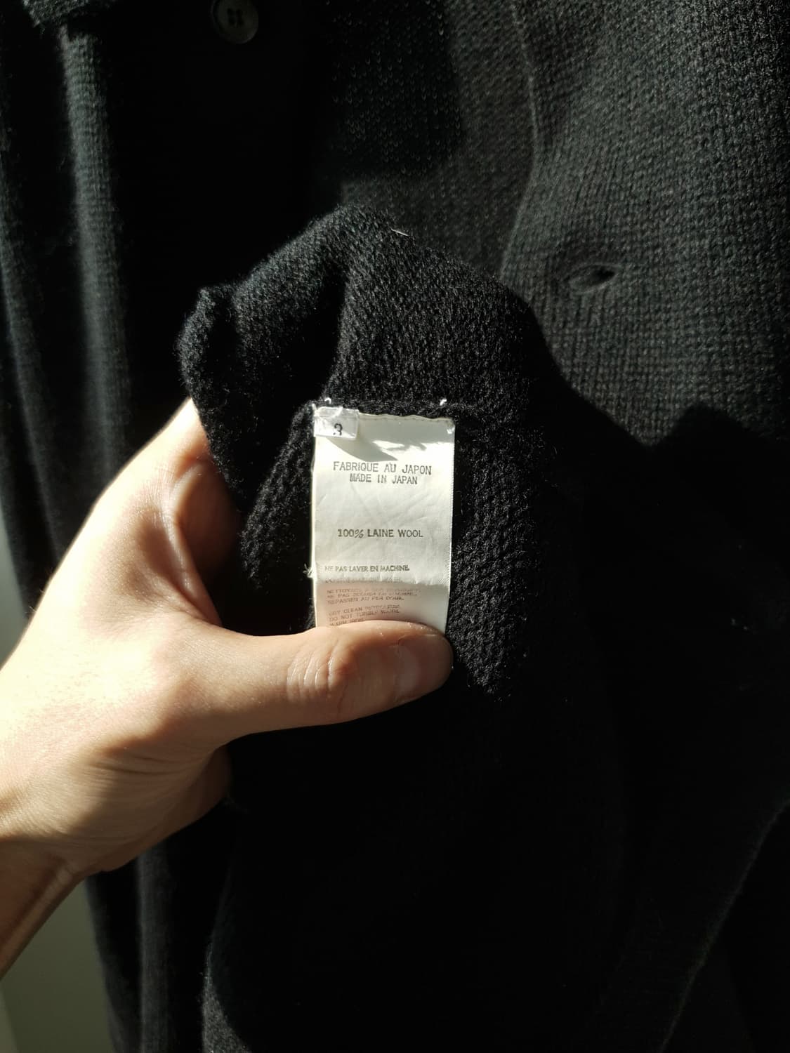 90,00s Y's knit jacket by Yohji Yamamoto 상품이미지10