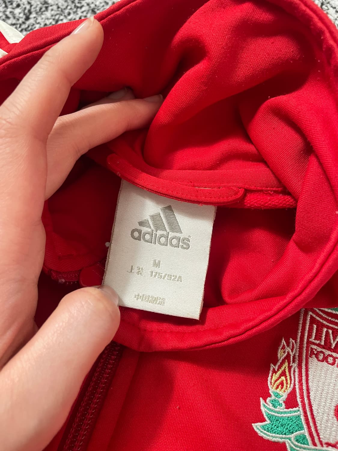 빈티지9. 아디다스 리버풀 풋볼 클럽 져지 축구 트랙탑 레드 상품이미지3