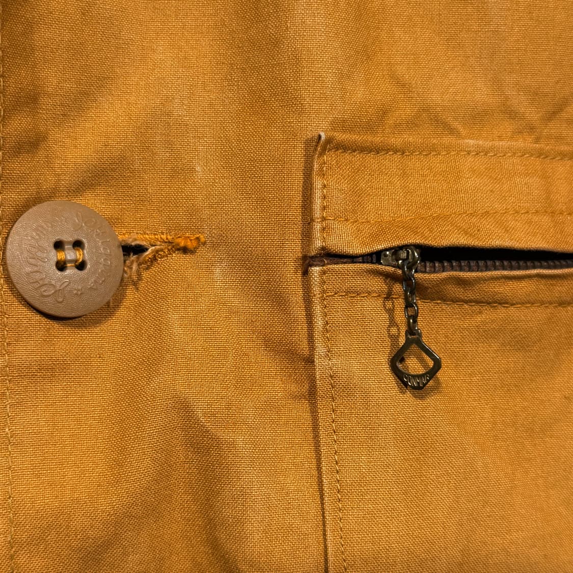 USA 50s 시어스 덕캔버스 헌팅 자켓 L 콘마르 체인지퍼 상품이미지3