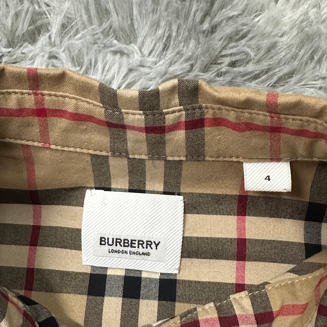 버버리 원피스 노바 체크셔츠  상품이미지4