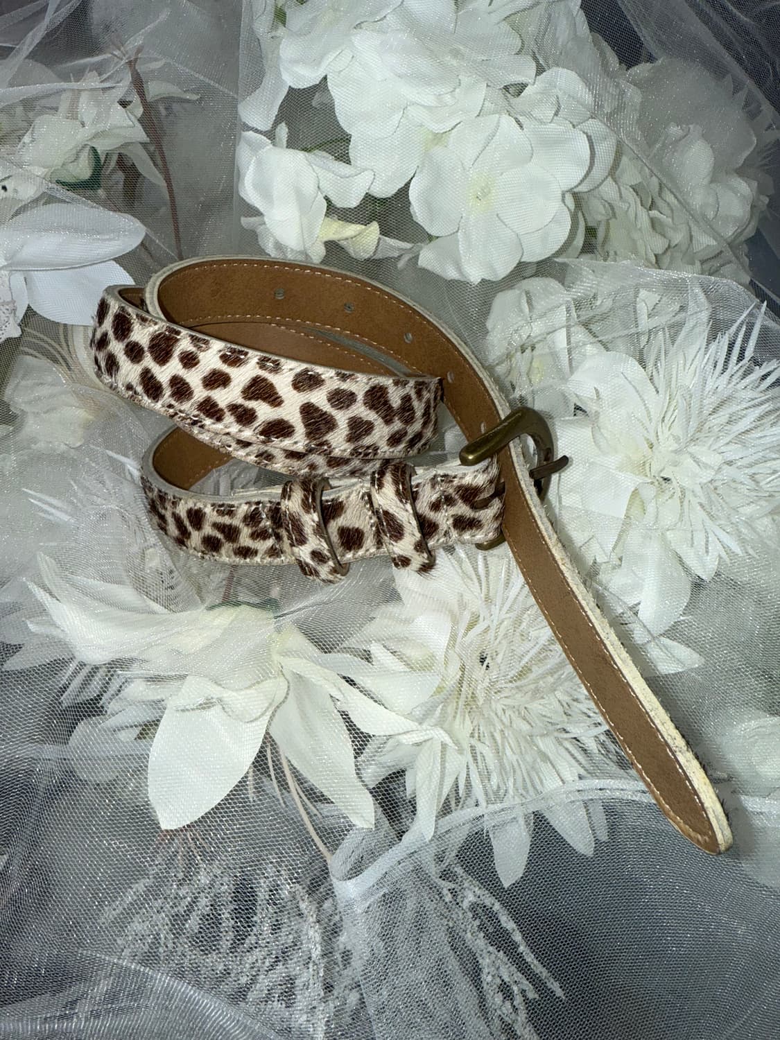 calf hair thin belt 상품이미지5