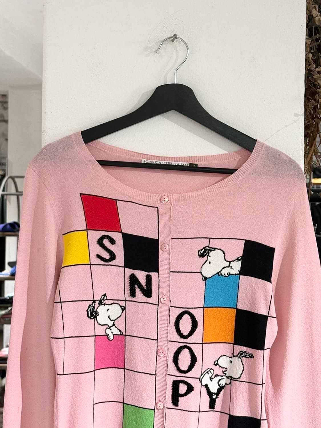 장 샤를르 드 카스텔 바작 핑크 스누피 가디건  상품이미지4