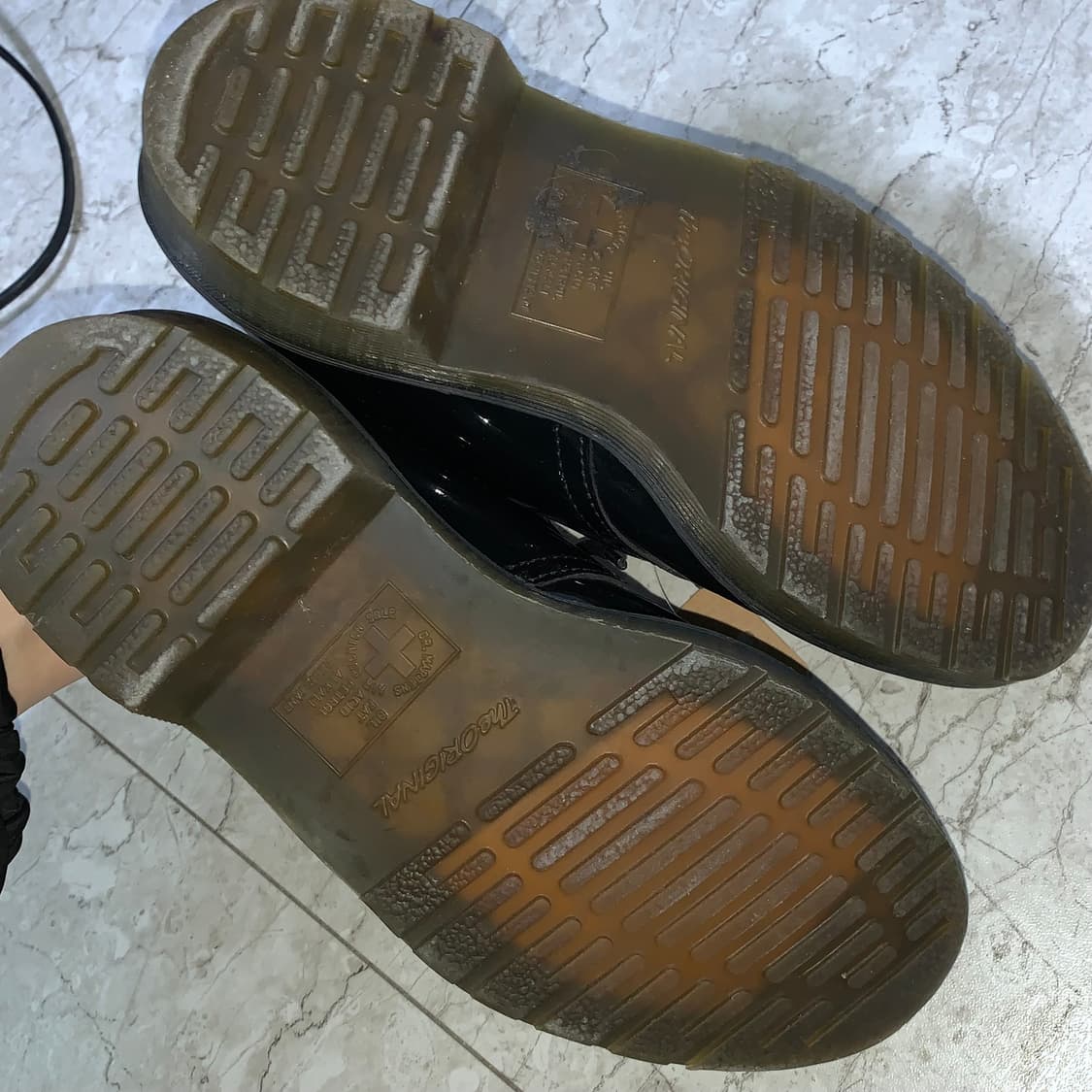 닥터마틴 블랙 페이턴트 로퍼 220 빈티지 여성 워커 단화 구두 상품이미지4