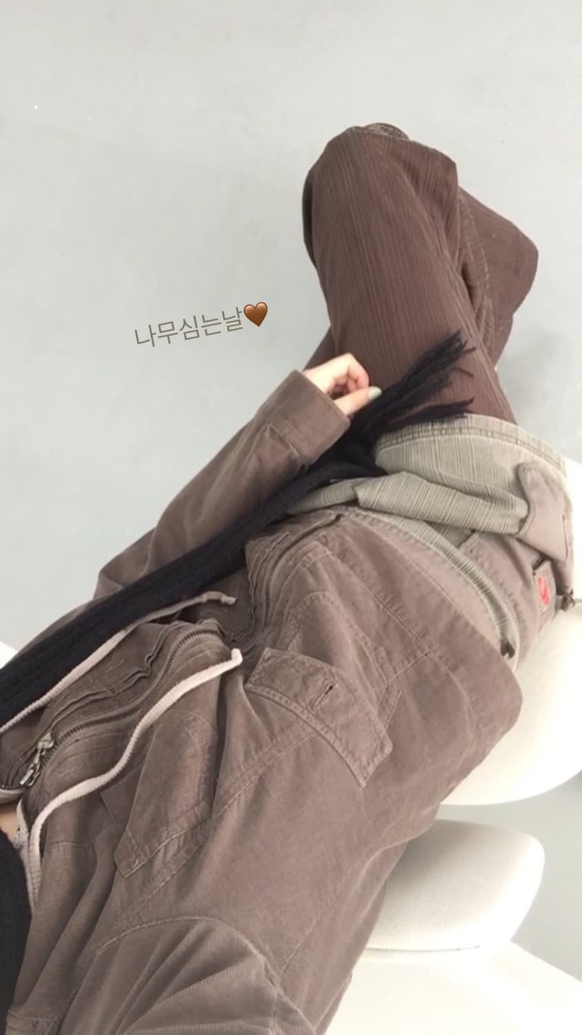 [직수입] 빈티지 모브 브라운 자켓  / 미스식스티 스카프 / 스커트 상품이미지3