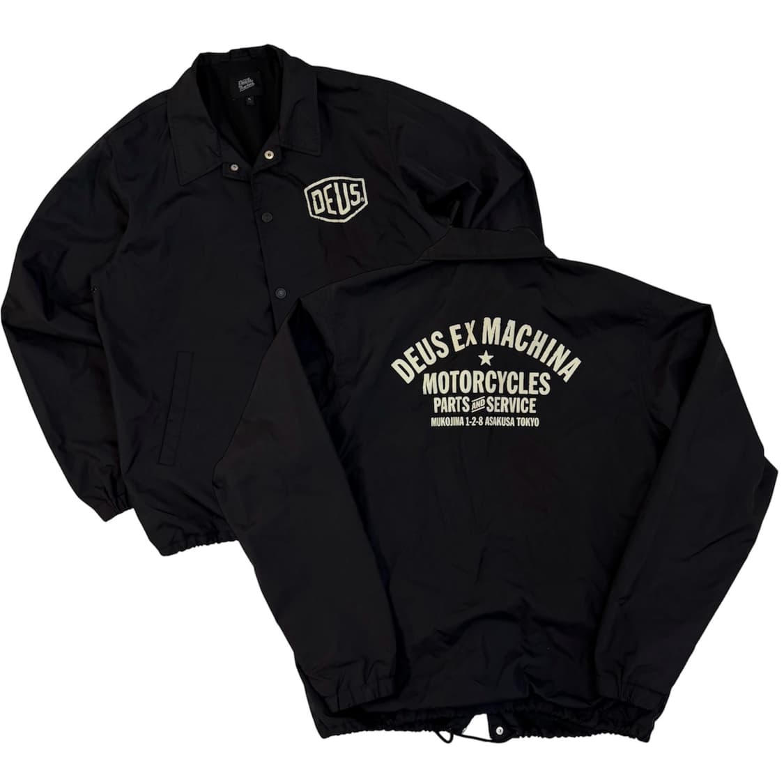 데우스 엑스 마키나 도쿄 아사쿠사 코치자켓 블랙 상품이미지1