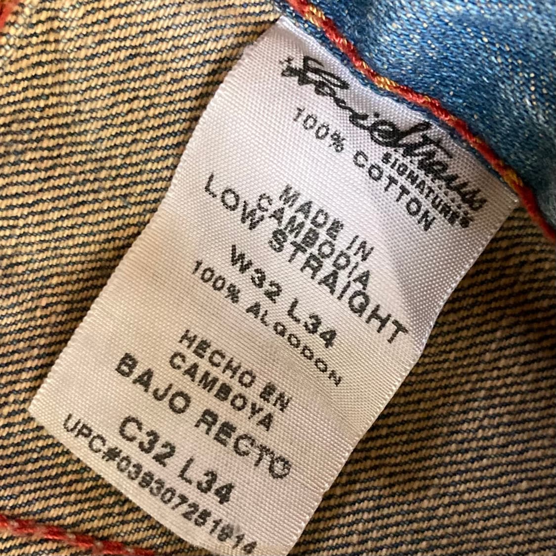 리바이스 시그니처 데님팬츠 C32 L34 상품이미지5