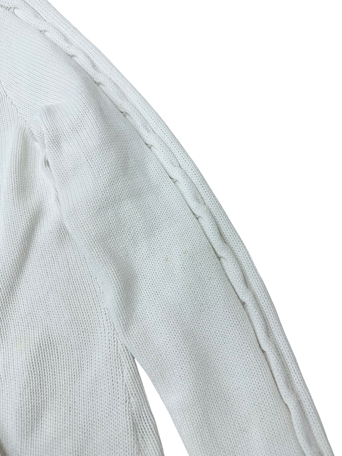 폴로 니트집업 화이트 (여성M) 상품이미지7