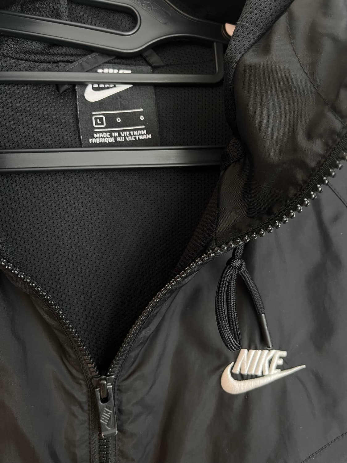 나이키 윈드러너 바람막이 블랙 [L]  상품이미지4