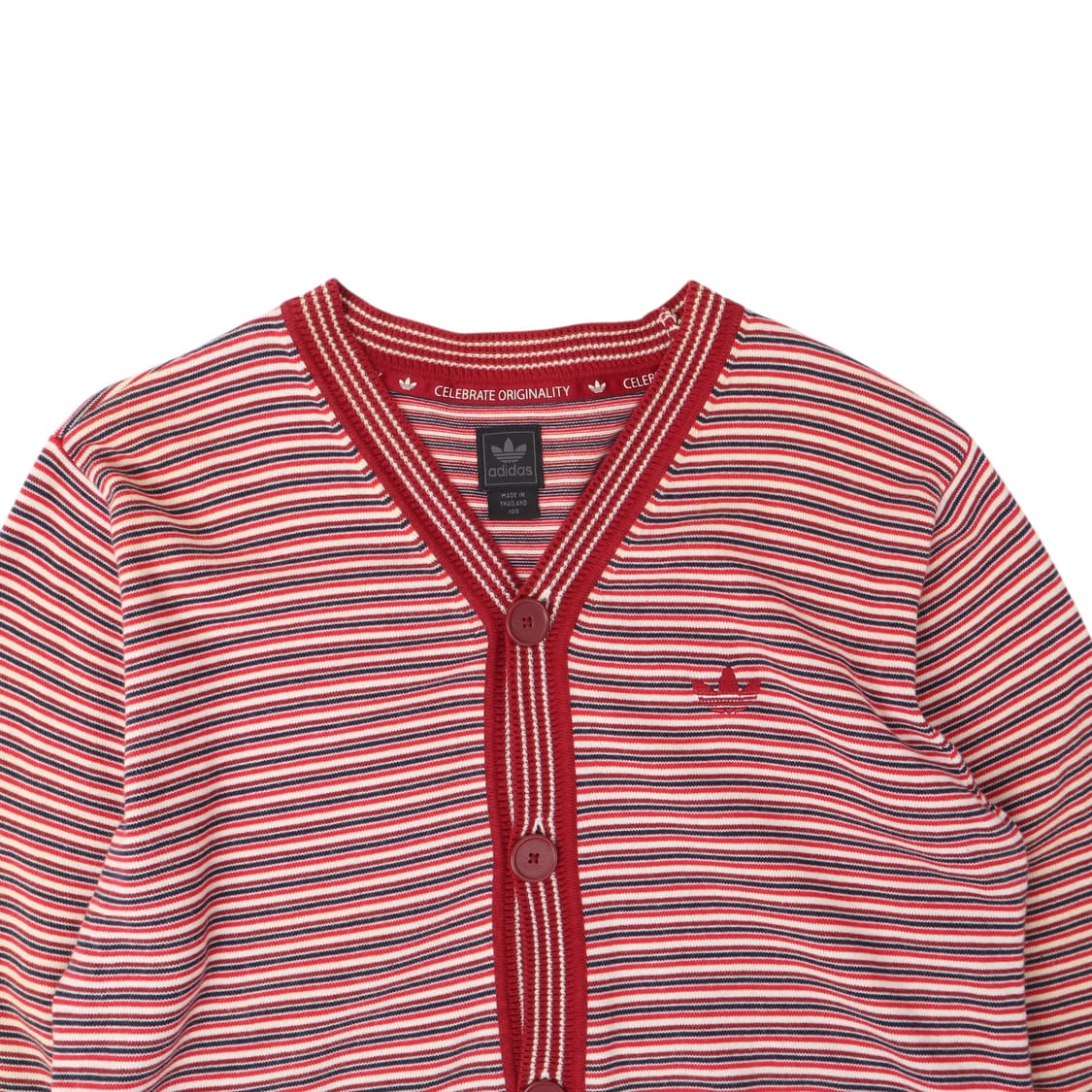 아디다스 레드 80s 스트라이프 니트 가디건 상품이미지2
