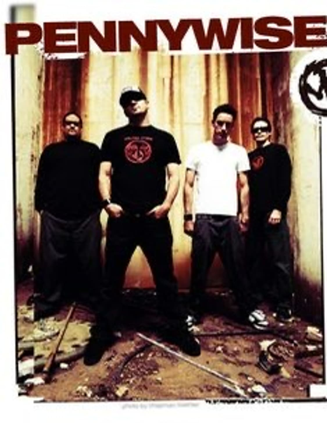 빈티지 8090s 밴드 페니와이즈 PENNYWISE 후드티 XL 상품이미지10