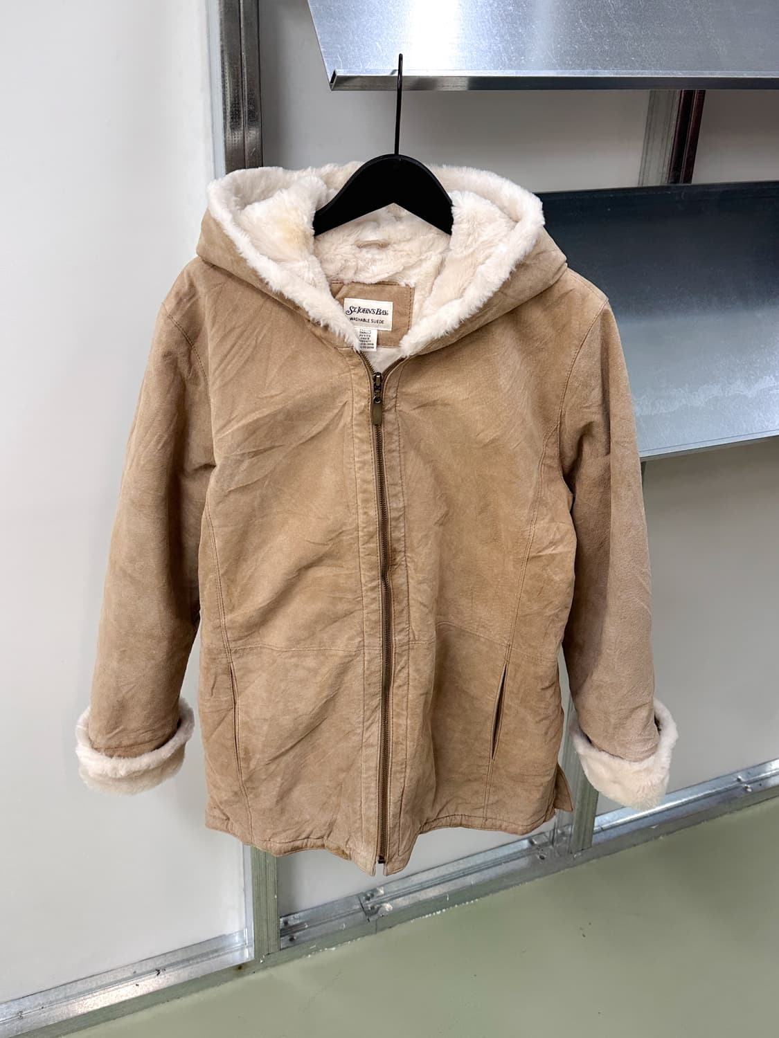 begie suede fur lining hd jacket 상품이미지4