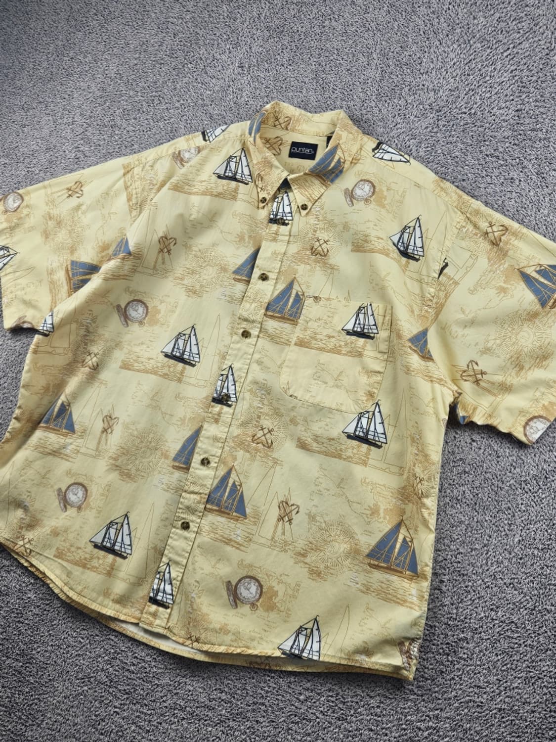 PURITAN 요트 세일링 패턴 반팔 셔츠 ( 2XL ) / 12744 상품이미지4