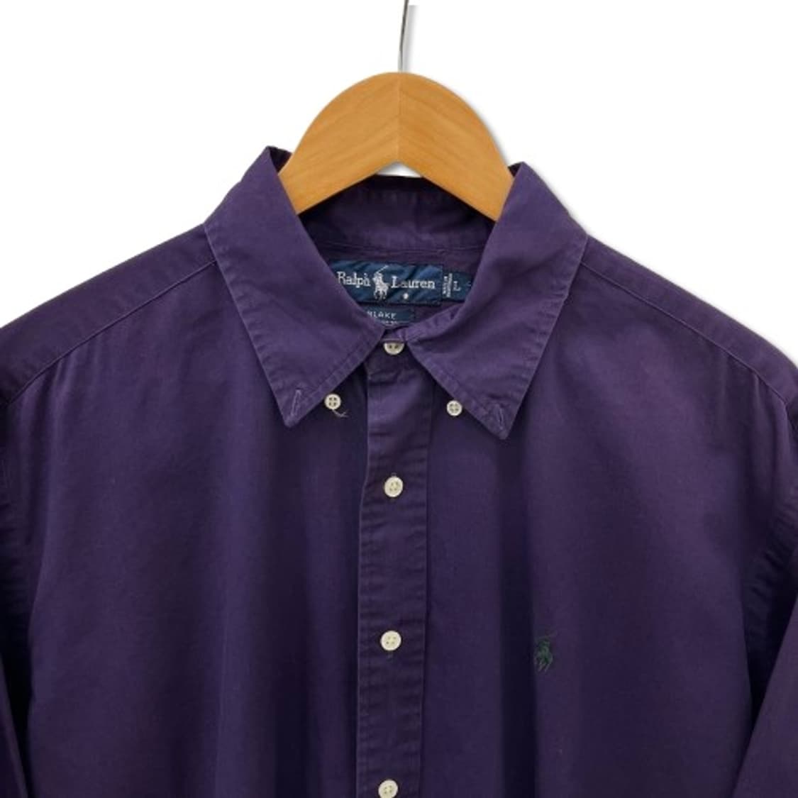 폴로 랄프로렌 BLAKE 딥 퍼플 코튼 셔츠 상품이미지3